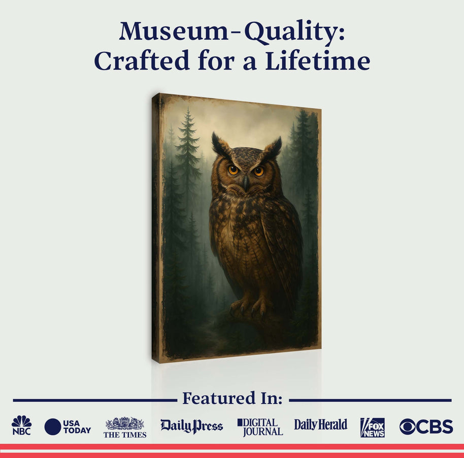 Watcher Of The Woods Owl Wall Art