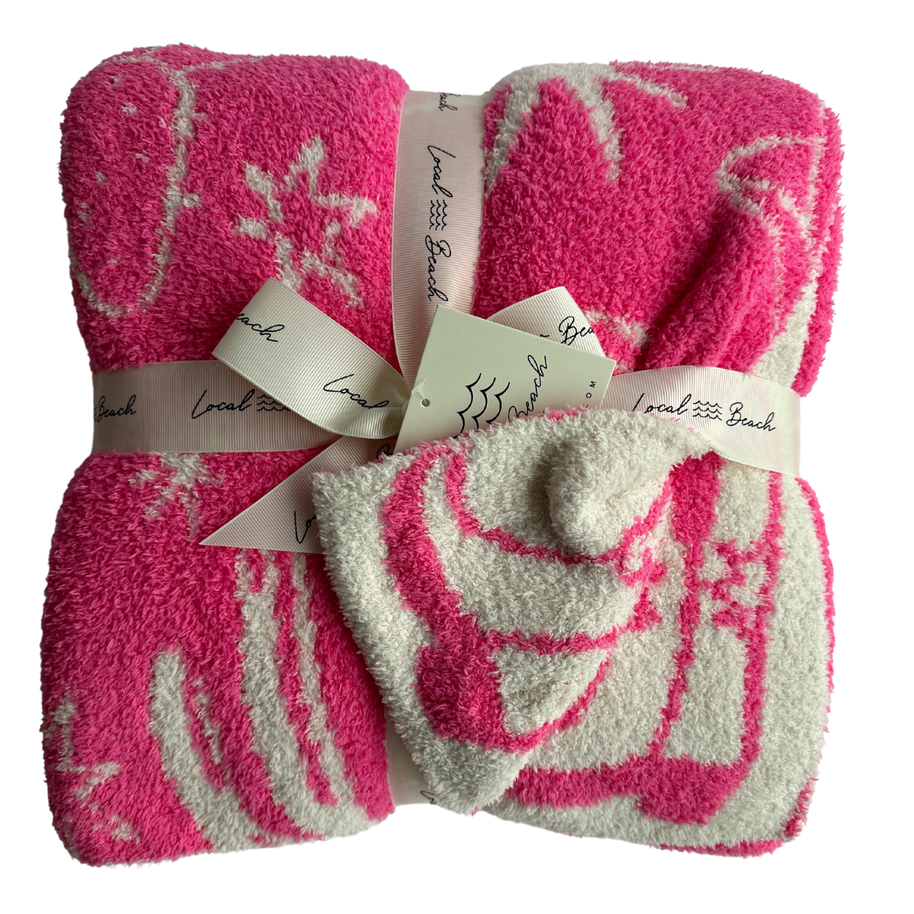 Western Luxe Home Blanket, Pink