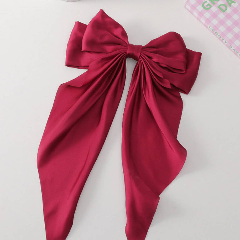 Big Bow Hair Clip: Several Colors