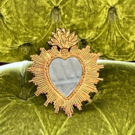 Tin Rays Sacred Heart Mirror