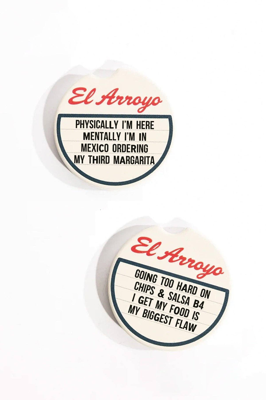 Chips & Salsa Car Coaster Set