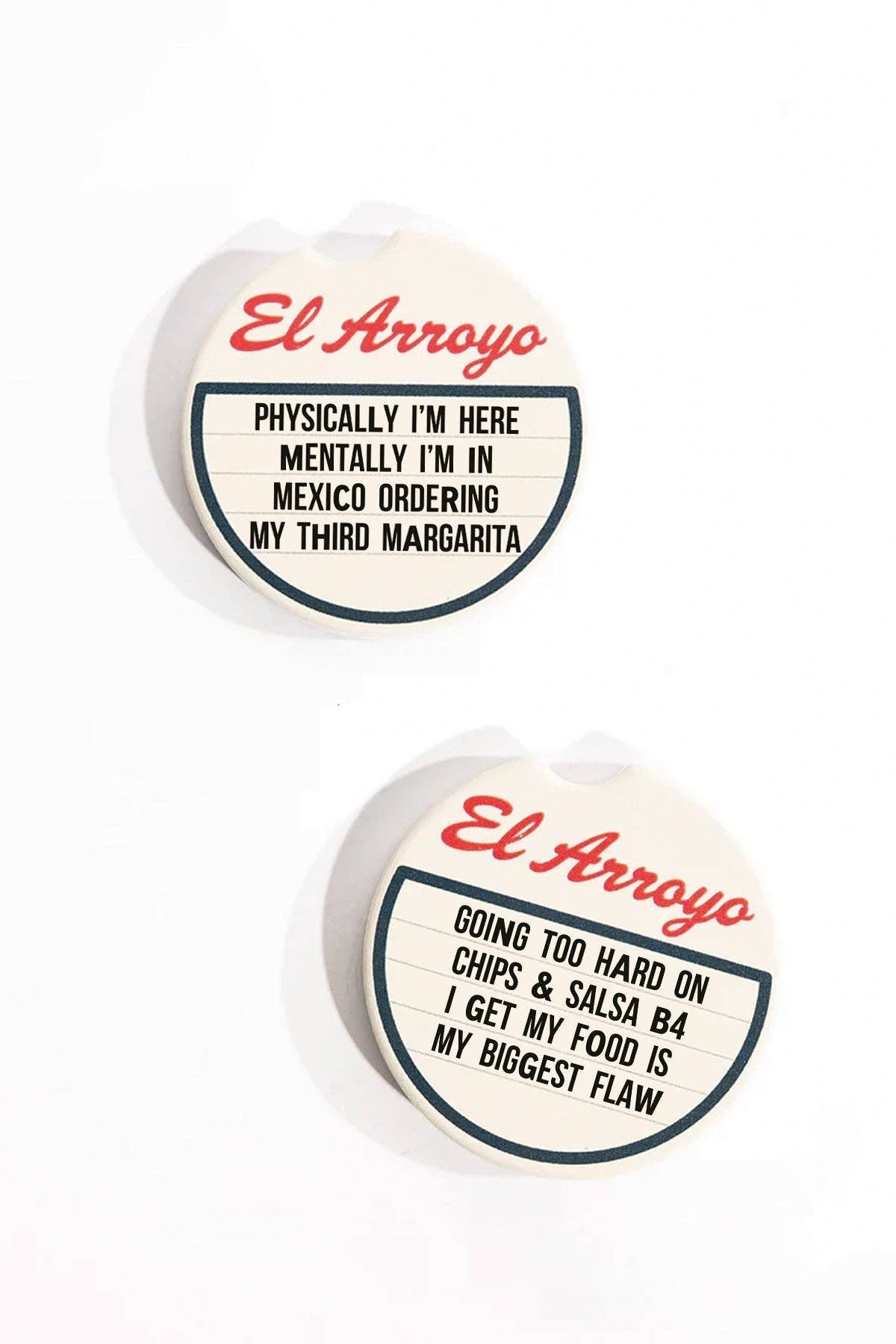Chips & Salsa Car Coaster Set