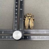 Cicada Brass Figurine
