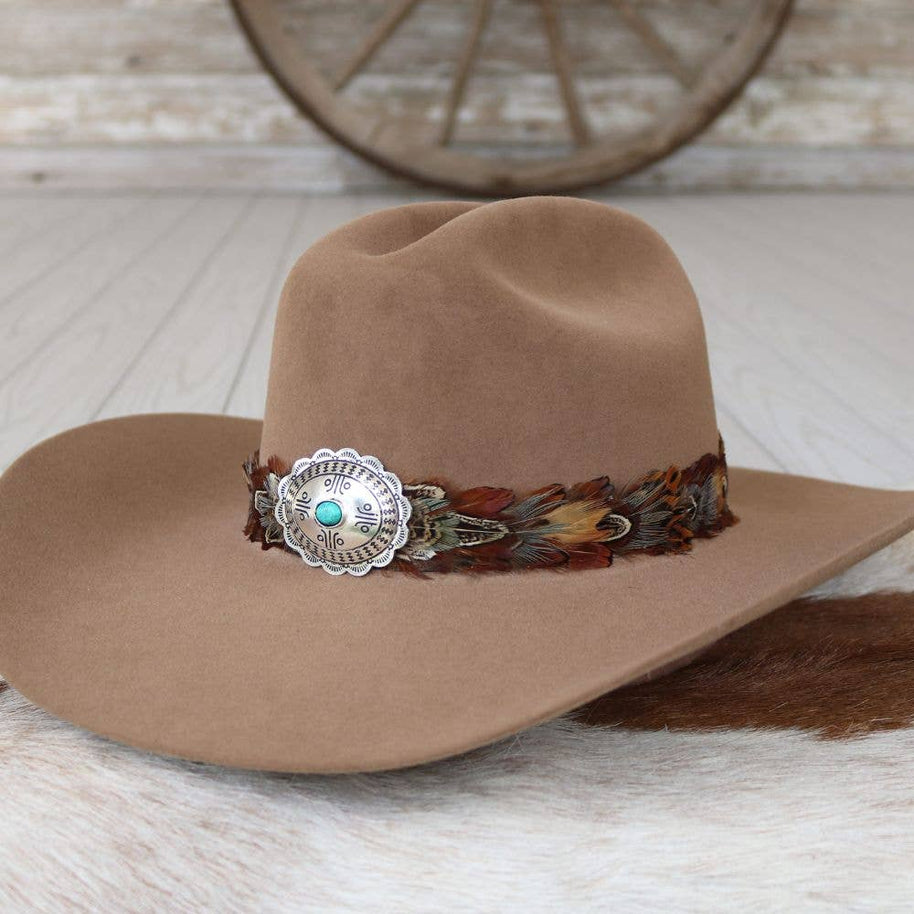 Telluride Feather Hat Band