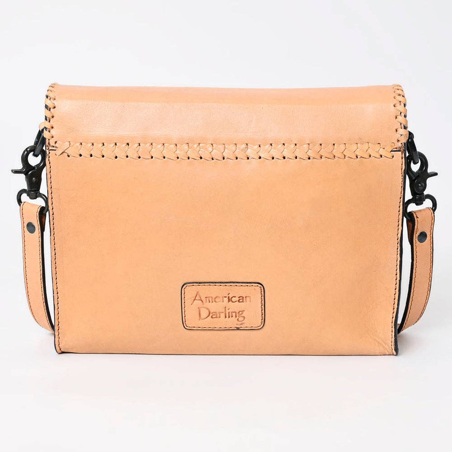 Embossed Envelope Leather Bag