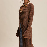 Crochet Longline Cardigan / Duster