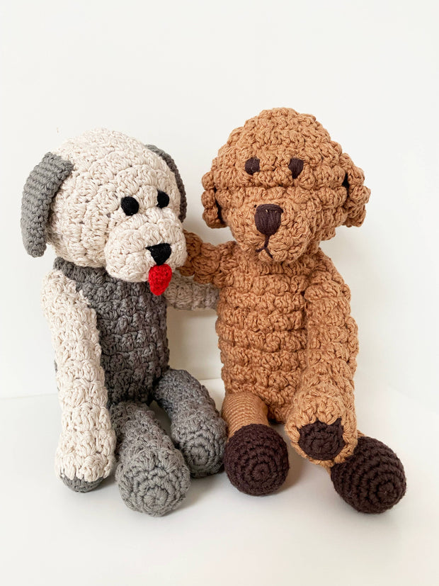 Handmade Crochet Sheep-a-doodle Dog