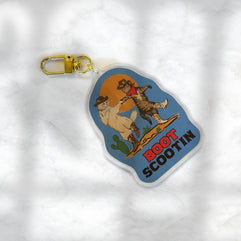Boot Scootin Kitties Keychain/ Bag Accessory