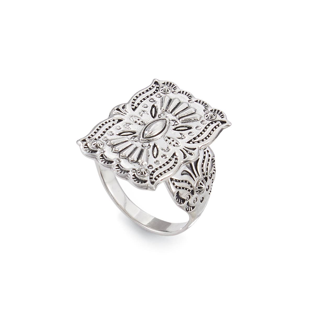 Sterling Silver Concho Ring