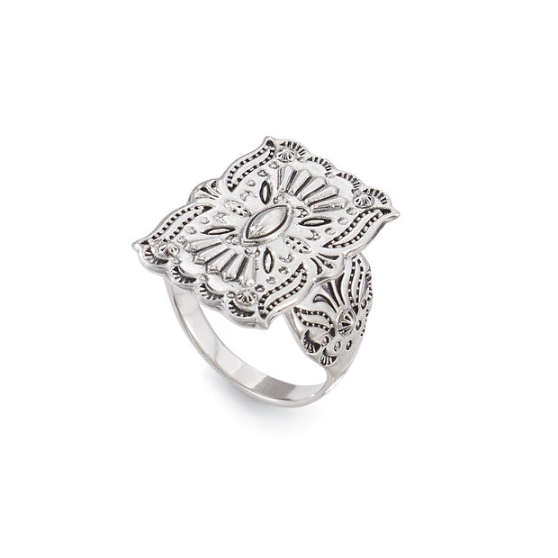 Sterling Silver Concho Ring