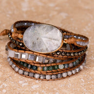 Kelly Wrap Bracelet: Black Mix