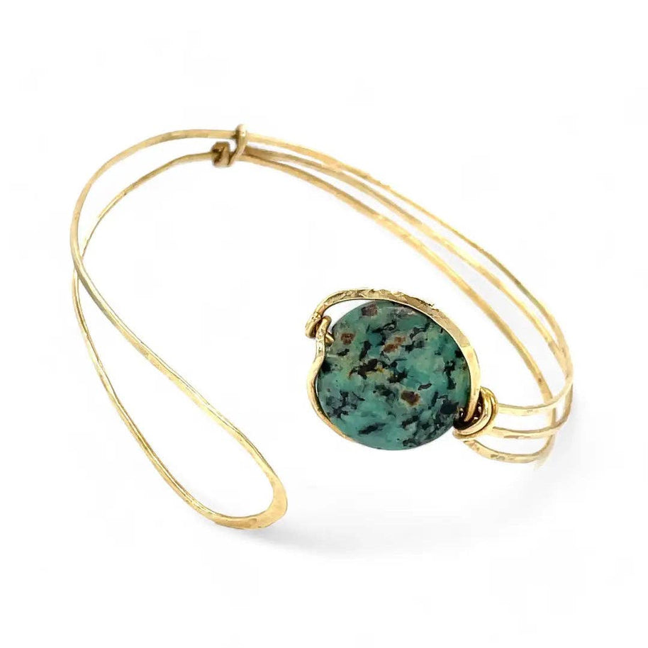 Handmade Turquoise Moon Bracelet