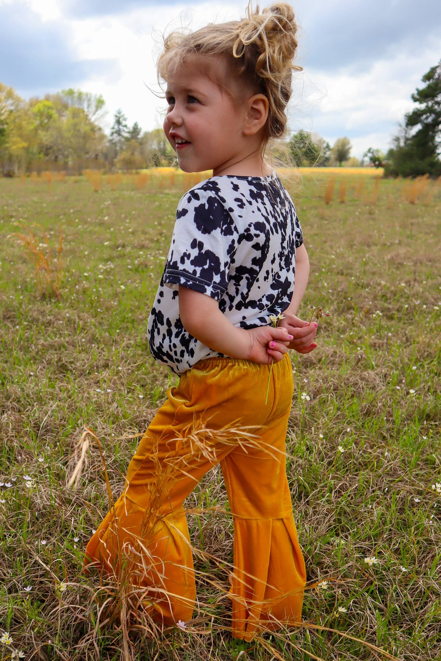 Velvet Kids Bell Bottom Pants