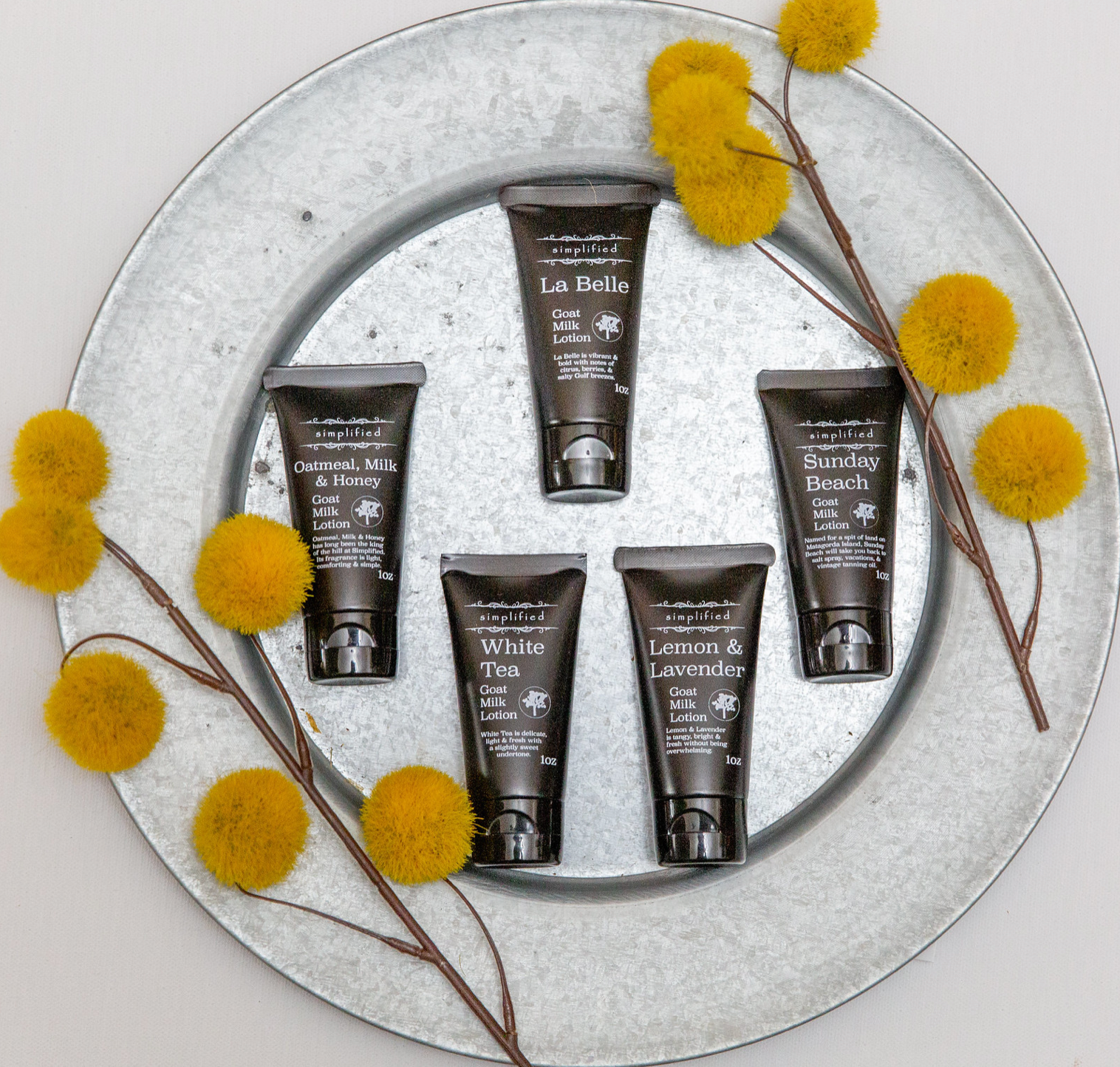 1oz Simplified Soap Lotion Tubes