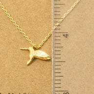 Humming Bird Pendant Necklace