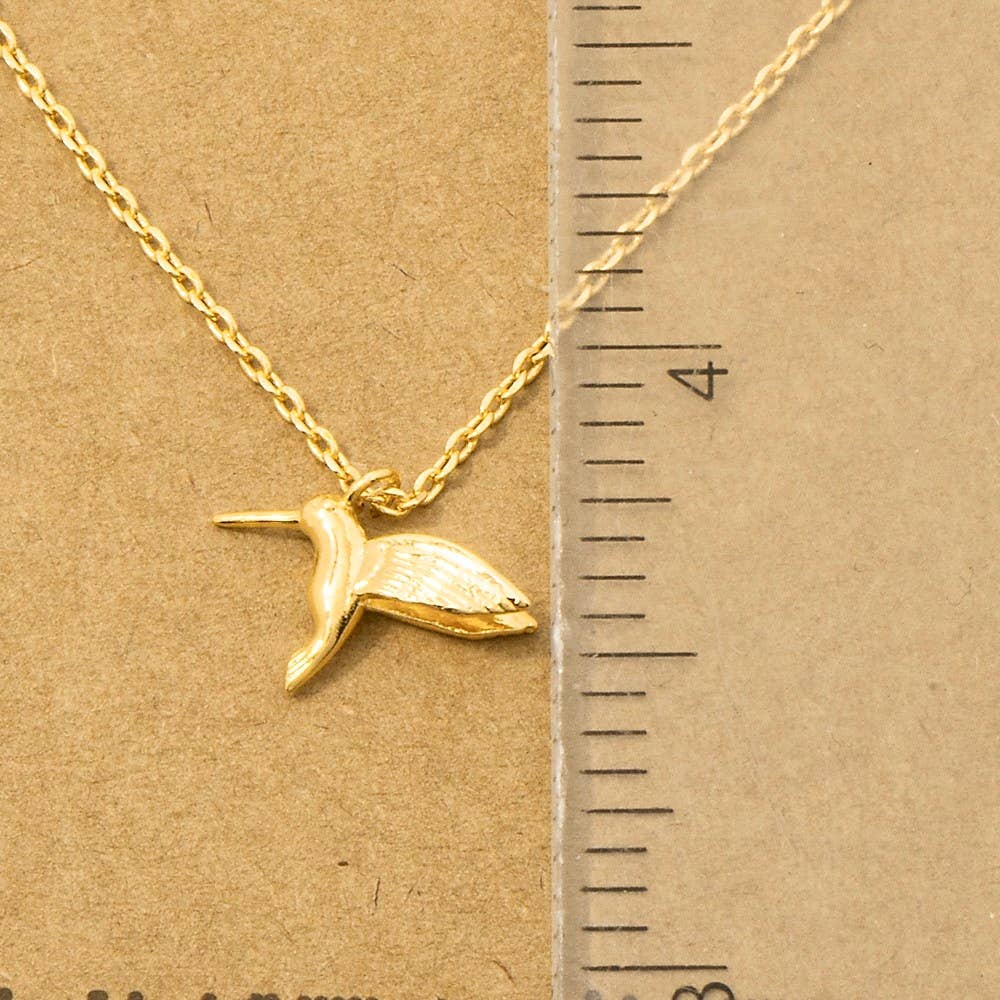 Humming Bird Pendant Necklace