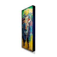 Bison Vertical Metal Box Art