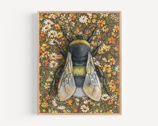 Bumblebee Brown Fine Art Print