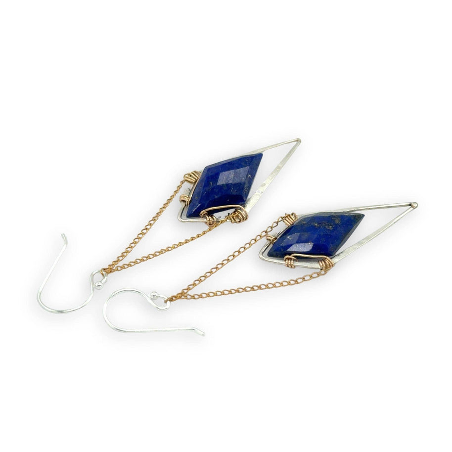Handmade Wisdom Lapis Earrings