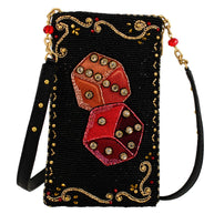 Double Dice Crossbody Phone Bag