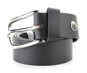 Smooth Tumbled Leather Belt