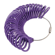 Finger Size Measuring Rings - Sizes 1