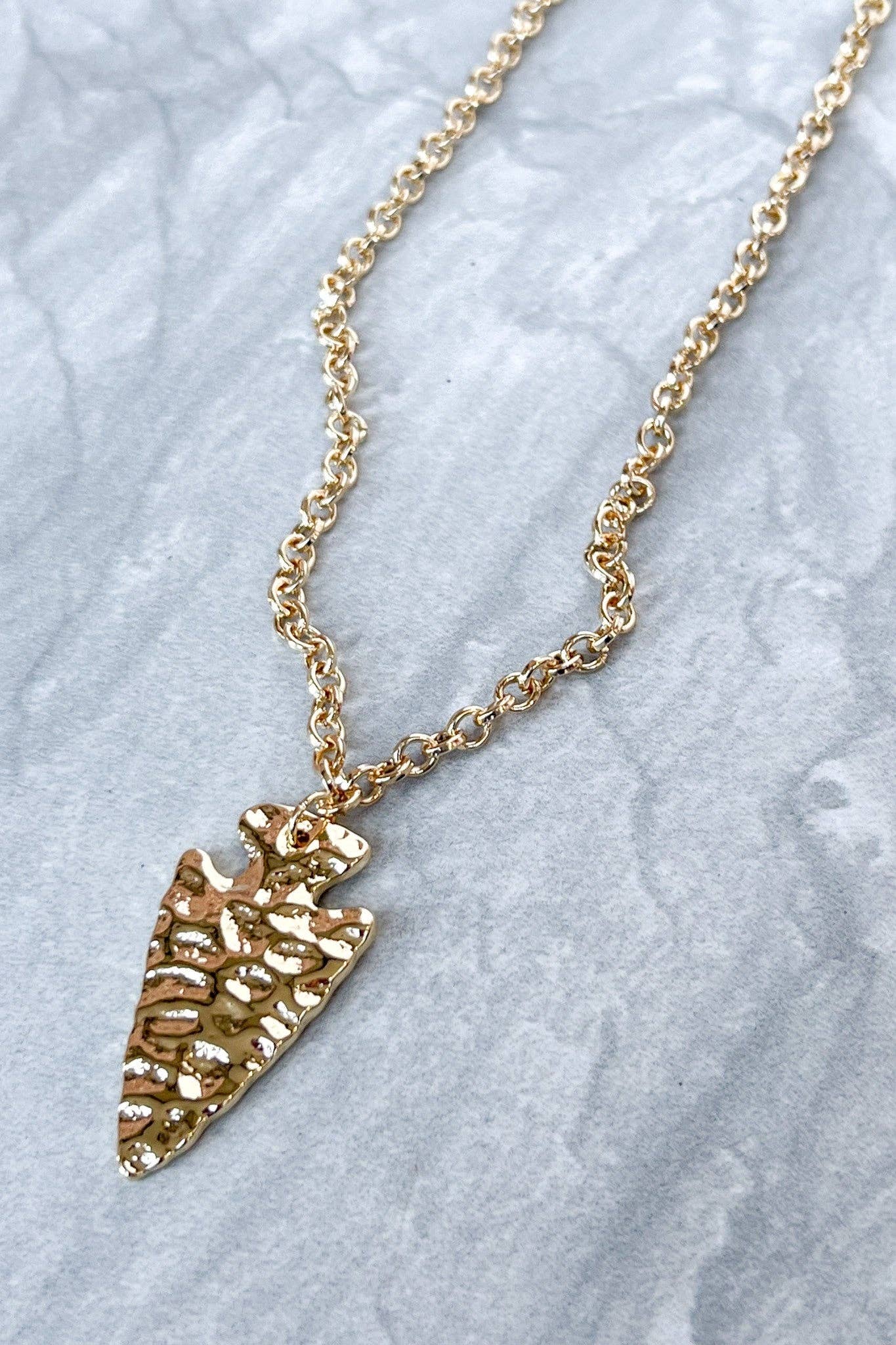 Girl Power Necklace in Gold