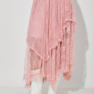 Lace Layered Hem Skirt