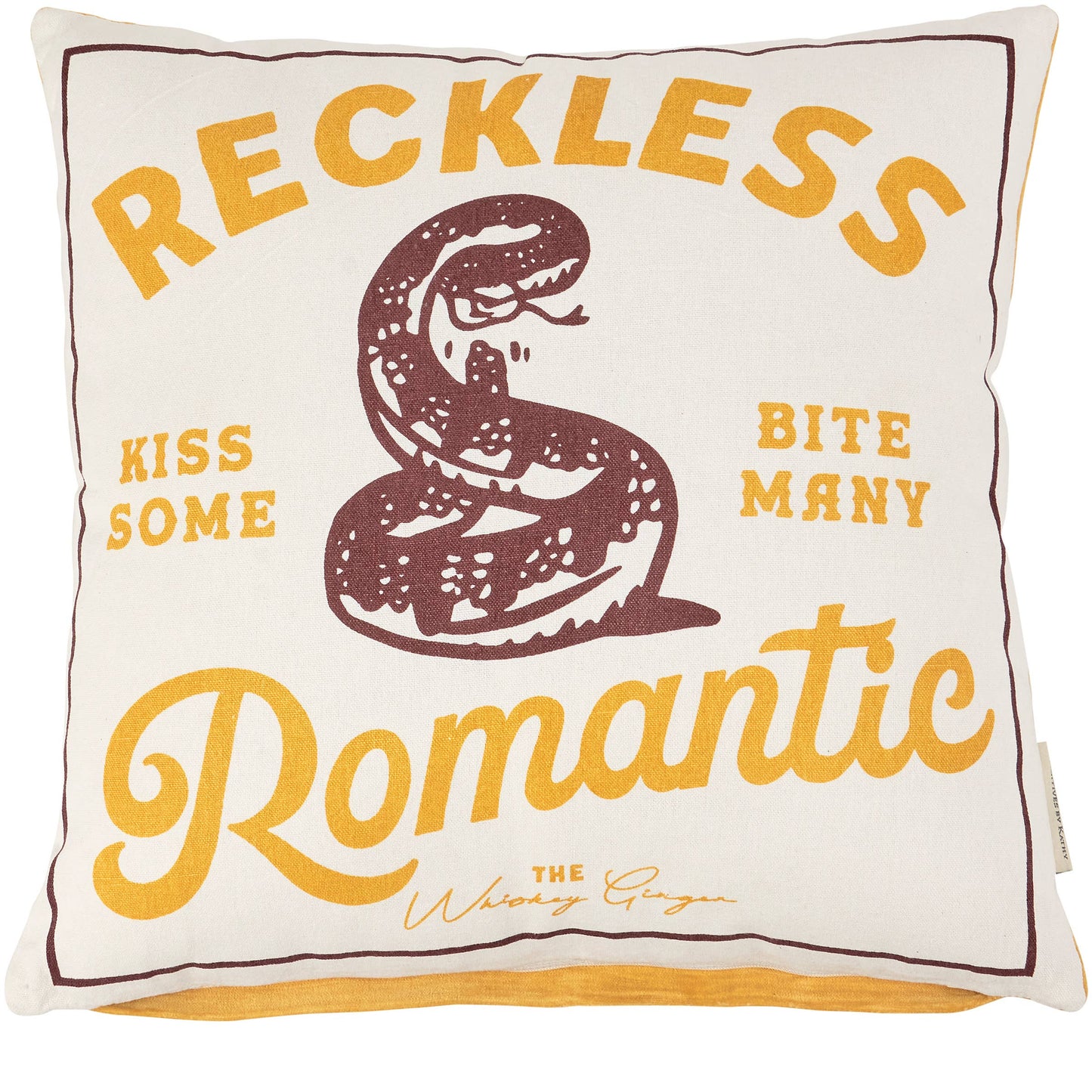 Reckless Romantic Pillow