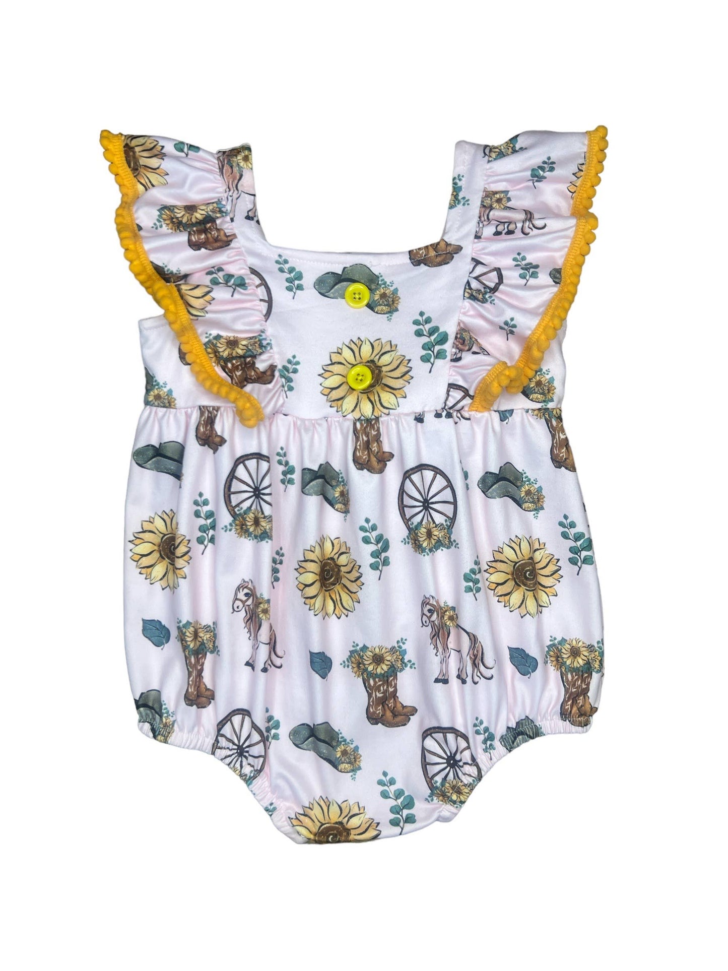 Sunflower Infant Romper