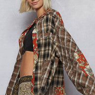 Vintage Washed Plaid Shirt