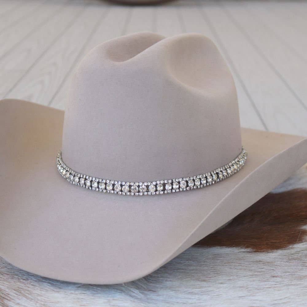 Rhinestone Bling Hat Band - The Monroe
