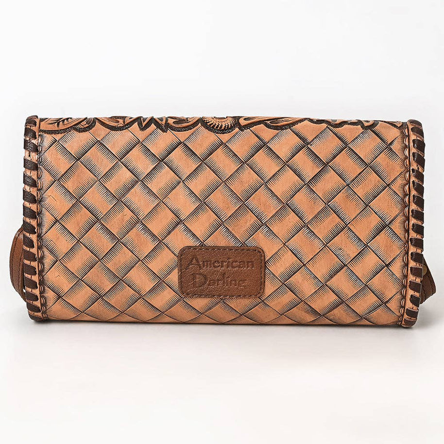 Tooled Leather Envelope Purse