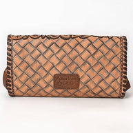 Tooled Leather Envelope Purse