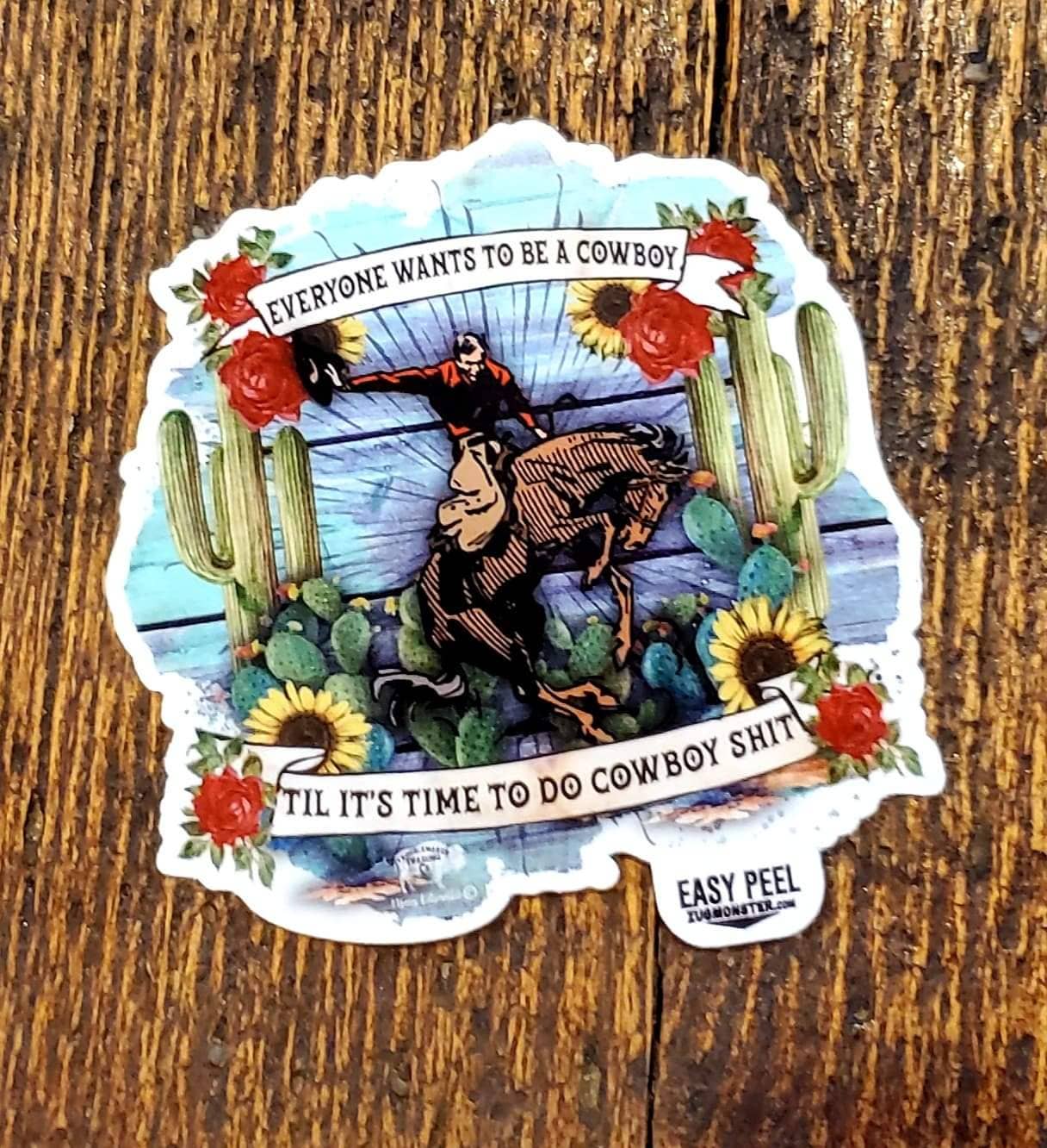 Cowboy Shit Sticker