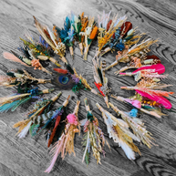 Florals and Feathers Boho Western Hat Pins