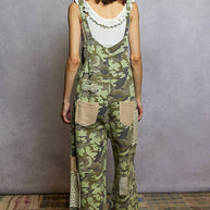 Vintage Washed Denim Overalls