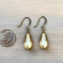Classic Antique Pearl Drop Earring