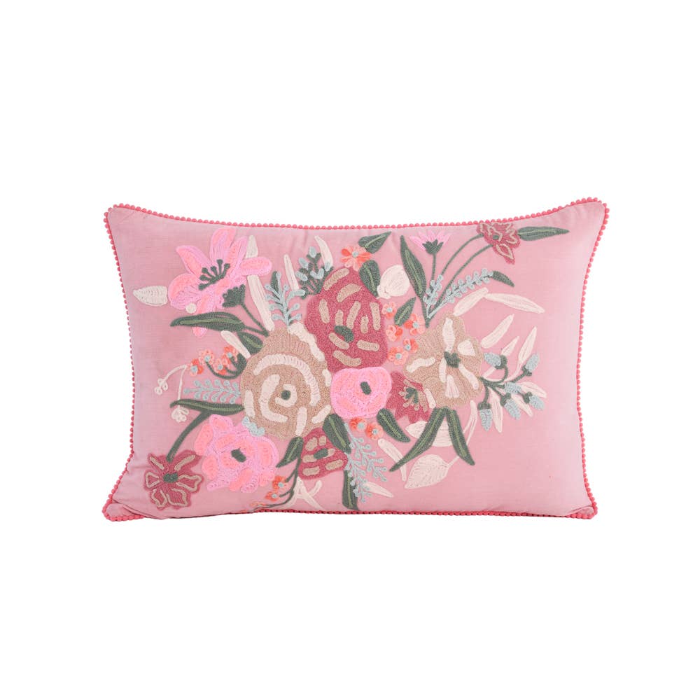 Nursery Floral Pillow 16x24
