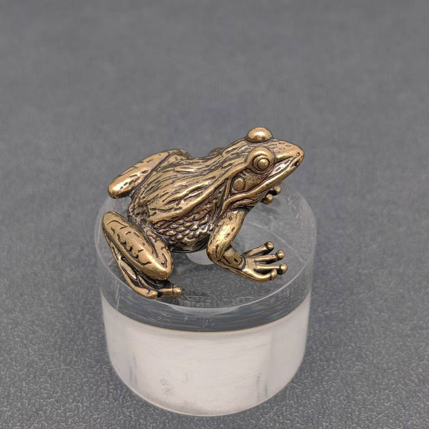 Vintage Brass Frog