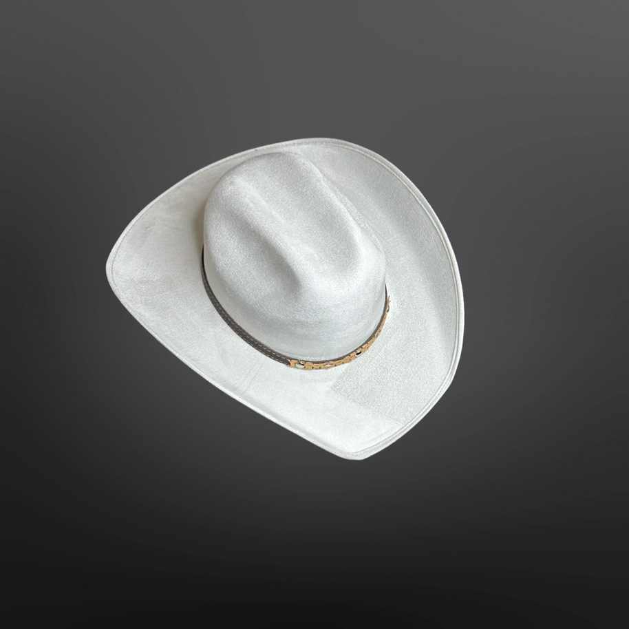 Vegan Suede Cowboy Hat 