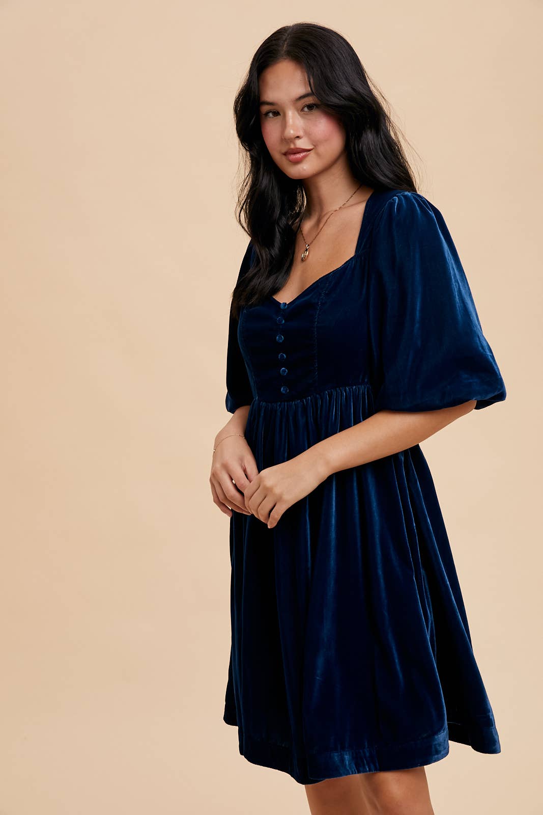 Sweetheart Velvet Mini Dress