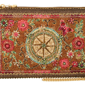 Rose & Pink Time Traveler Beaded Mini Crossbody