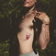 Tiny Intentions Breathe Lotus Tattoo