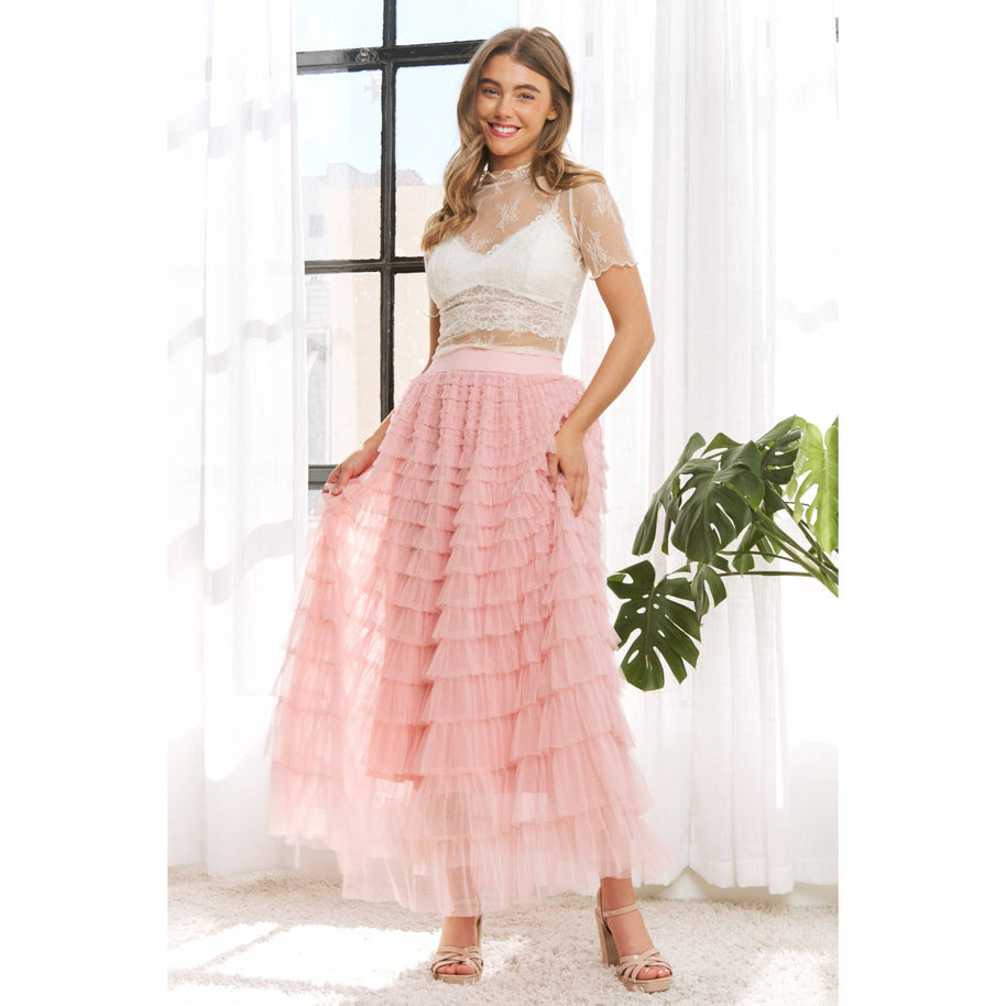 Lace Short Sleeve Shirt, S-3X