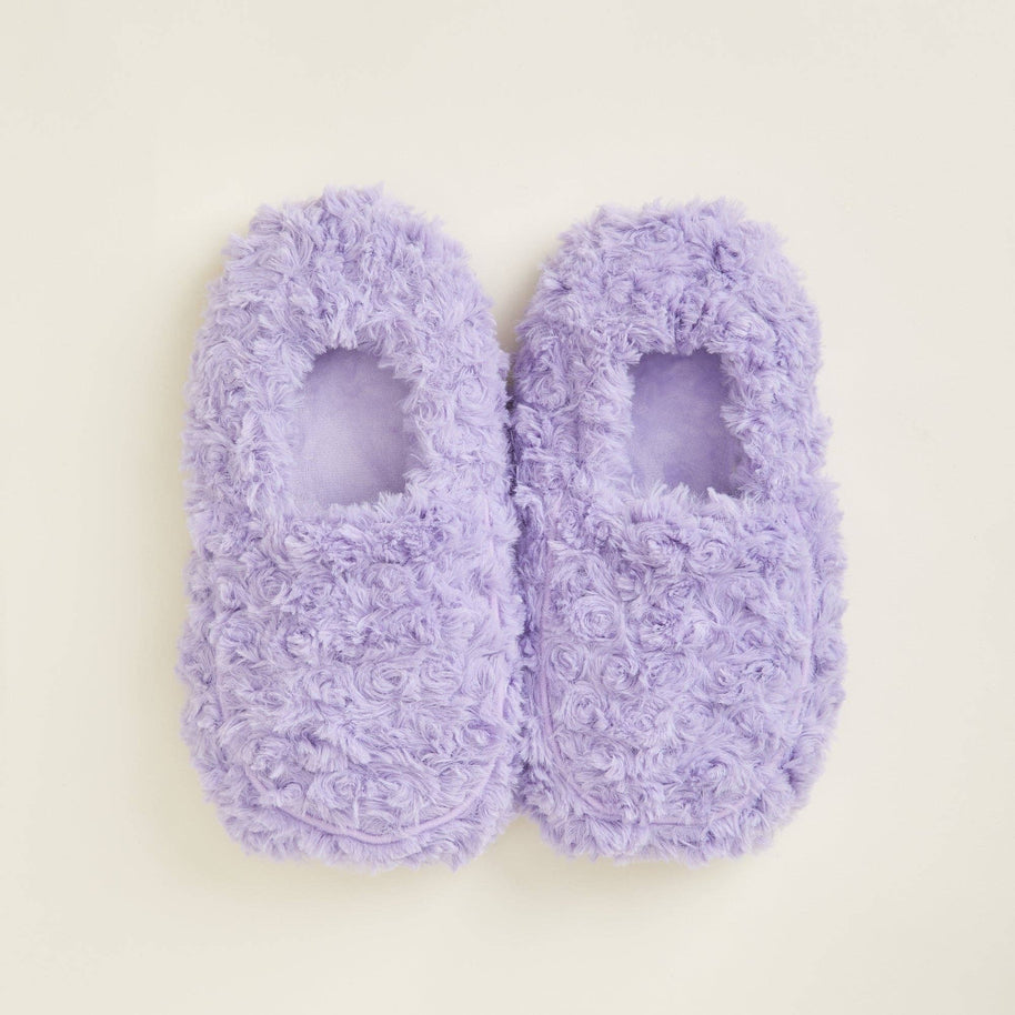Curly Purple Warmies Slippers Gift for Teachers Back to School!