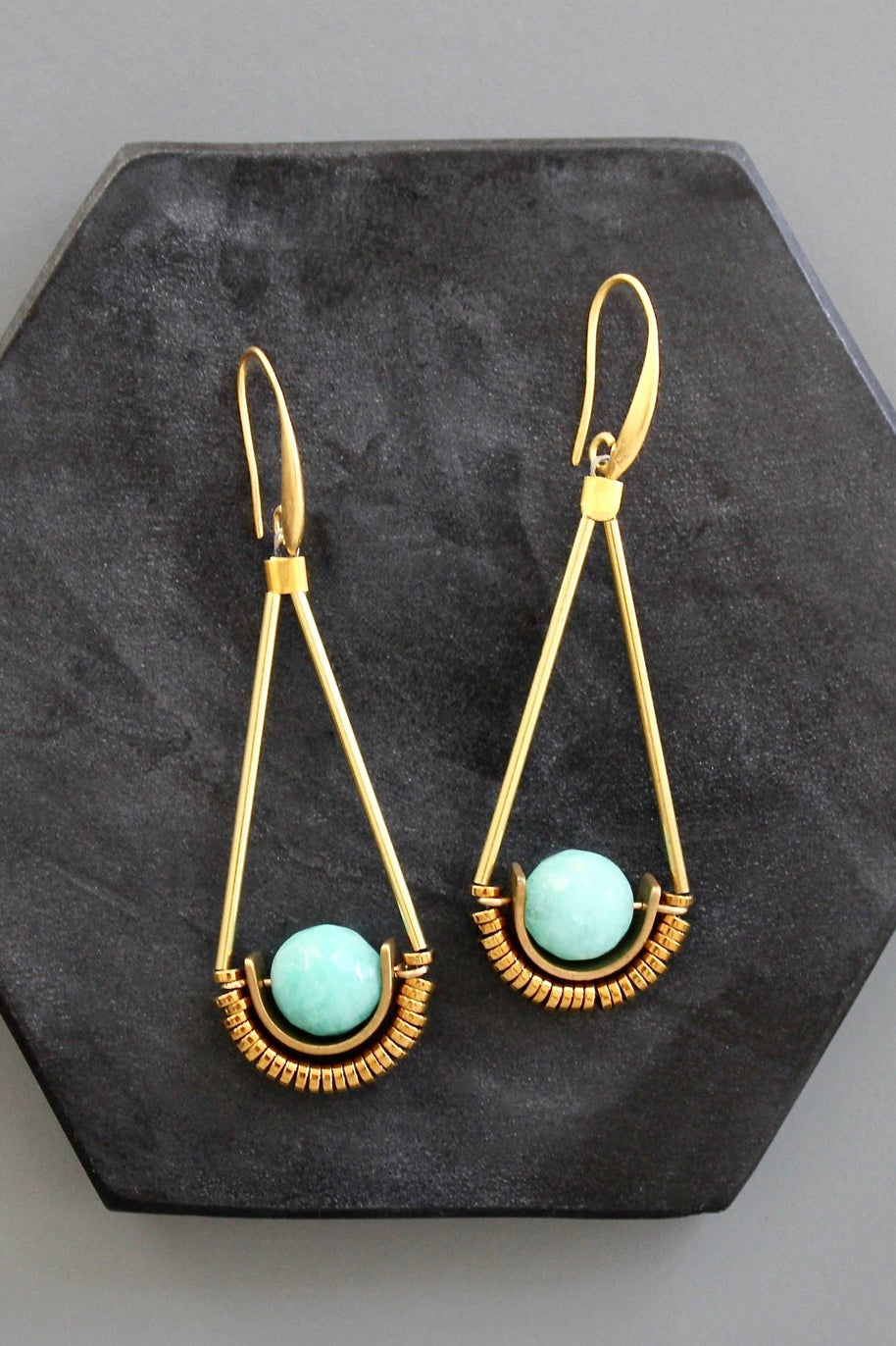 Amazonite earrings