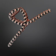 Faux Navajo Pearl Claw Clip