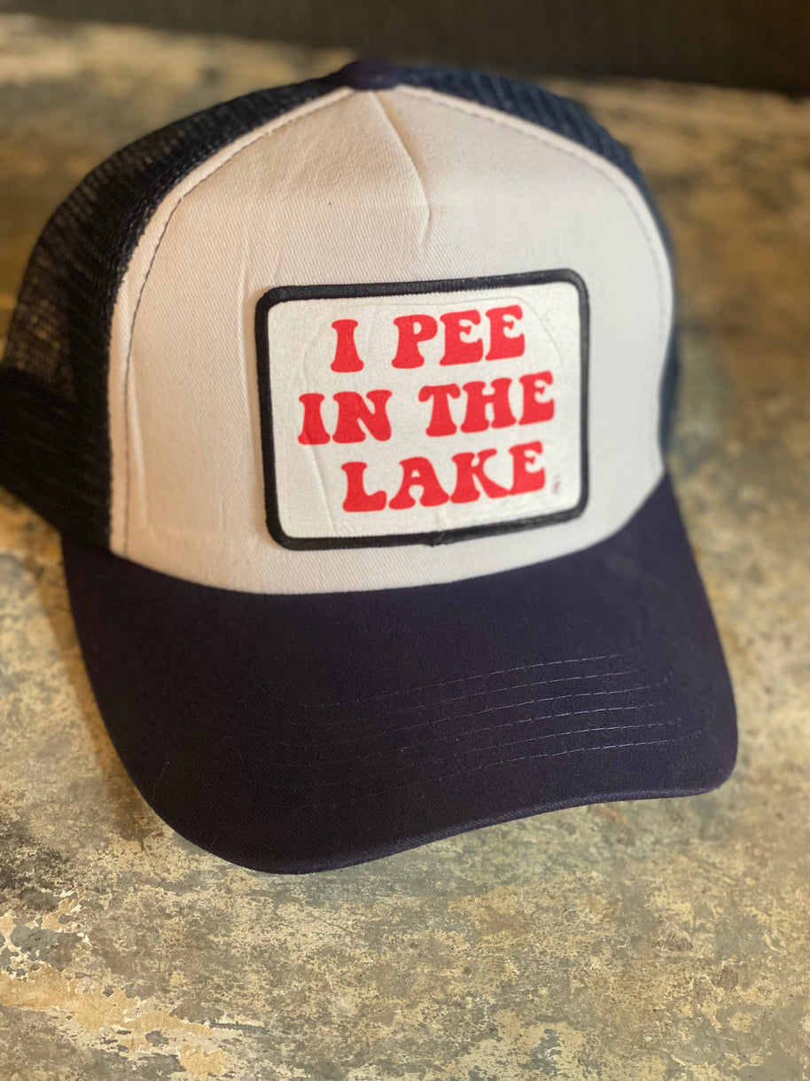 I Pee in the Lake Hat (Multiple Color Options): Camo