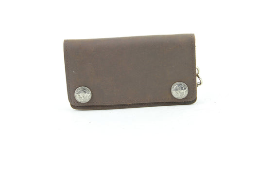 6" & 7" Chain wallet with Buffalo Snap